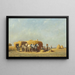 The Lunch Break - Jules-Jacques Veyrassat — framed artwork on a wall