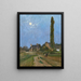Couple at Dusk - Jules Adler — framed artwork on a wall