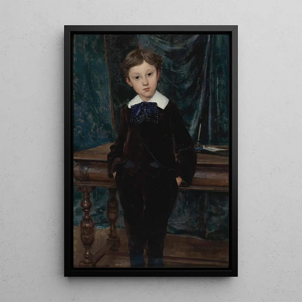 The Little Lord - Jules Bastien-Lepage — framed artwork on a wall