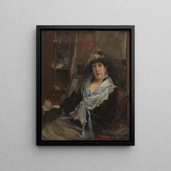 Marie Samary du Théâtre Odéon - Jules Bastien-Lepage — framed artwork on a wall