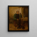 Contentment - Jules Breton — framed artwork on a wall