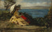 Woman with Umbrella, Douarnenez Bay - Jules Breton — artwork view