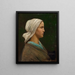 Jeanne Calvet - Jules Breton — framed artwork on a wall