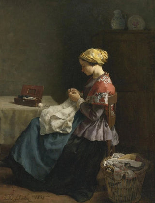 Jules Breton - La petite couturire.webp