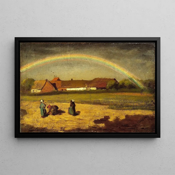 L'Arc-en-ciel Courrières - Jules Breton — framed artwork on a wall