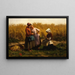Gages d'Amour - Jules Breton — framed artwork on a wall