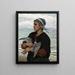 La Mouette blessée - Jules Breton — framed artwork on a wall