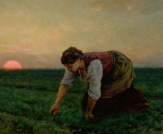 A weeder - Jules Breton — artwork view
