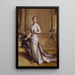 Portrait Painting of Isabelle d'Orléans, Duchess of Guise - Jules Cayron — framed artwork on a wall