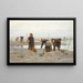 Ramasseurs de palourdes - Jules Denneulin — framed artwork on a wall