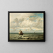a seascape - Jules Dupré — framed artwork on a wall