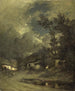 A Village at Night - Jules Dupré — artwork view