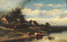 By the riverbank - Jules Dupré — artwork view