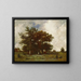 Chênes de Fontainebleau - Jules Dupré — framed artwork on a wall