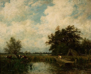 Landscape with a Pond - Jules Dupré — artwork view