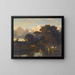 Les Baigneuses - Jules Dupré — framed artwork on a wall