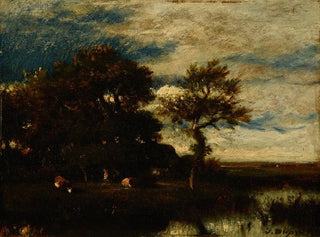 Landscape with Watercourse - Jules Dupré — artwork view