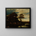 Landscape with Watercourse - Jules Dupré — framed artwork on a wall