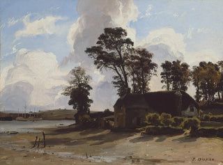 The estuary farm - Jules Dupré — artwork view