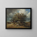 The Old Oak Tree - Jules Dupré — framed artwork on a wall