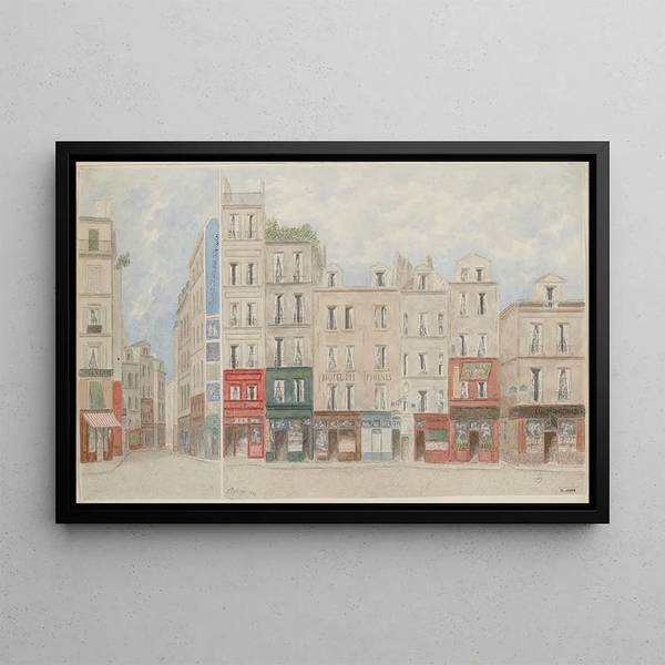 Rue Beaubourg n°21 31 3rd arrondissement - Jules Gaildrau — framed artwork on a wall