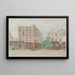 Rue Beaubourg n°31-35 3rd arrondissement - Jules Gaildrau — framed artwork on a wall