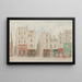 Rue Beaubourg n°9 13 4th arrondissement - Jules Gaildrau — framed artwork on a wall