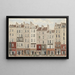Rue Galande n° 16 5th arrondissement - Jules Gaildrau — framed artwork on a wall
