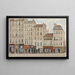 Rue Galande N°30-38 Painting, 5th arrondissement - Jules Gaildrau — framed artwork on a wall