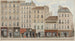 Rue Galande N°30-38 Painting, 5th arrondissement - Jules Gaildrau — artwork view