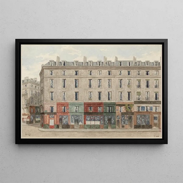 Rue Jean-Jacques Rousseau n°42-48, 1st arrondissement - Jules Gaildrau — framed artwork on a wall