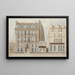 Rue Thévenot n°6 et 8, actuelle rue Réaumur, 3e arrondissement - Jules Gaildrau — framed artwork on a wall