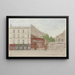 Rue Vaneau n° 63 et 65, 7th arrondissement - Jules Gaildrau — framed artwork on a wall