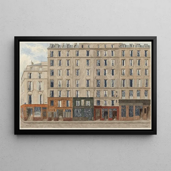 Rue des Deux-Écus n°25, 31 actuelle rue Berger, 1er arrondissement - Jules Gaildrau — framed artwork on a wall
