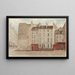 Rue des Trois-Portes N°1 5th arrondissement - Jules Gaildrau — framed artwork on a wall