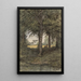 Landscape Forest Painting - Jules Goethals — framed artwork on a wall