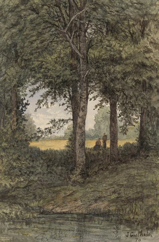 Landscape Forest Painting - Jules Goethals — artwork view
