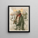 Au pays noir - Jules Gustave Besson — framed artwork on a wall