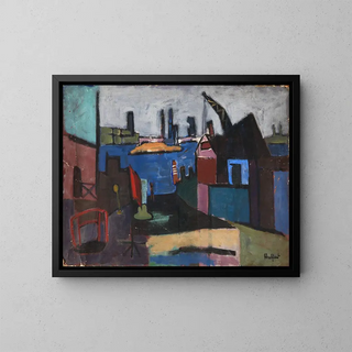 Impasse - Jules Halfant — framed artwork on a wall