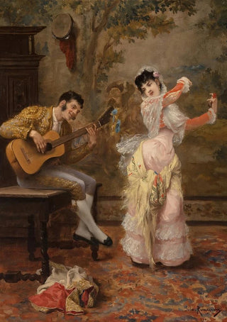 La danseuse espagnole - Jules James Rougeron — artwork view