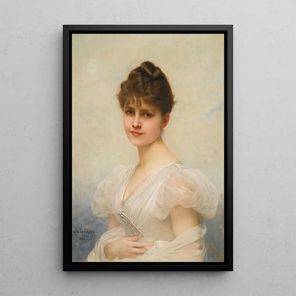 Edith Warren Miller - Jules Joseph Lefebvre — framed artwork on a wall