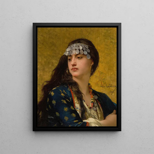 Fatima - Jules Joseph Lefebvre — framed artwork on a wall