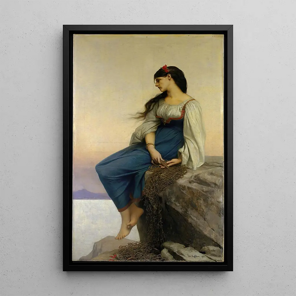 Graziella - Jules Joseph Lefebvre — framed artwork on a wall
