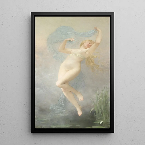 L'Aurore - Jules Joseph Lefebvre — framed artwork on a wall