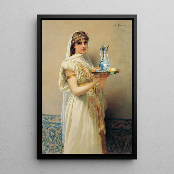 Servante - Jules Joseph Lefebvre — framed artwork on a wall