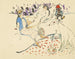 Woman with her dog and nude - Jules Pascin — artwork view