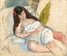Woman lying down - Jules Pascin — artwork view