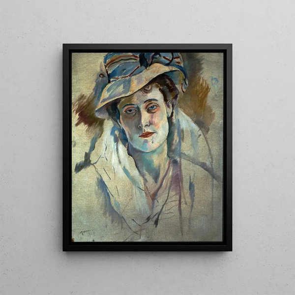 Hermine David - Jules Pascin — framed artwork on a wall