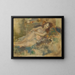 La Danseuse assoupie - Jules Pascin — framed artwork on a wall