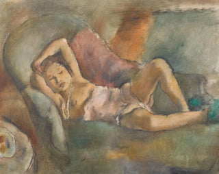 The Sleeping Girl - Jules Pascin — artwork view